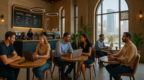 Featured cafe location