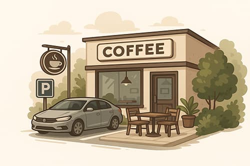 Dubai Coffee Shops with Parking